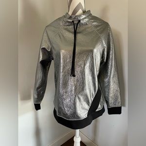 Koral metallic sweatshirt. Small.